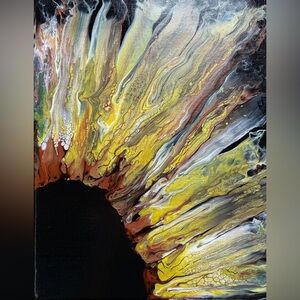 Sunflower original acrylic painting on canvas